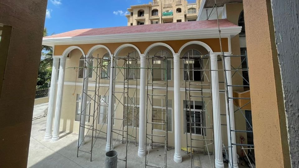 Classical Arched Pavilion Structure